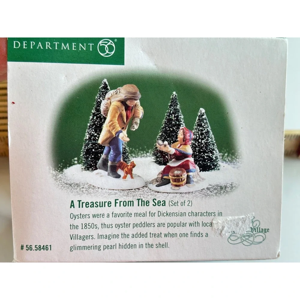 Department 56 Dickens Village A Treasure From The Sea Set of 2 Figurines 58434
